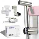 Handheld Bidet Sprayer for Toilet - Bidets for Existing Toilets Adjustable Water Pressure with Bidet Hose for Feminine Wash, Stainless Steel Muslim Shower Jet Spray for Toilet