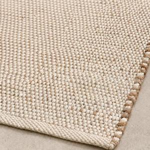 Scandilivin Homes Jute Cotton Hand Woven Area Rug (10' x 13' Natural)