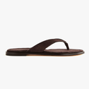 Suede Flip Flops Sandals for Women Comfortable Slip on Open Toe Thong Sandals Casual Summer Dress Flats Sandal Shoes., 8.5