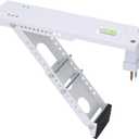 GNILLKO Window Air Conditioner Support Bracket, Support Up to 85 lbs, Universal for 5,000-12,000 BTU AC Units, Window AC Bracket Light Duty