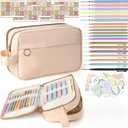 Duchong Bible Study Supplies, Bible Journaling Kit with No Bleed Bibles Highlighters and Pens, Storage Bag, Tabs, Sticky Notes, Ideal Christian Bible Gifts for Women