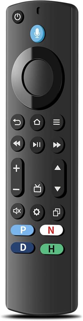 Replacement Voice TV Remote for Amazon Fire Stick (4K, 4K Max, HD, Lite), TV Cube, for Insignia, Toshiba Smart TVs