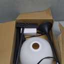 PESRAE Floor Lamp, Remote Control with Stpeless Color Temperatures and Brightness, Torchiere lamp for Bedroom, Living Room, Bulb Included (Matte Black)