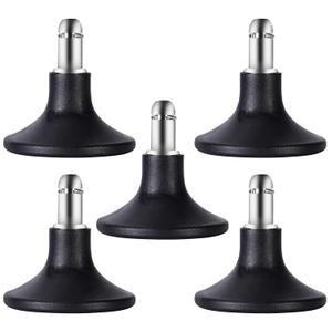 Bell Glides Replacement Swivel Caster Wheels to Fixed Stationary CastorsAdjustable Castor Low Profile Stool with Separate Self Adhesive Felt Pads 5pcs