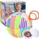 DoDoMagxanadu Sensory Activity Board- Easter Basket Stuffers Silicone Fidget Toys for Stress and Anxiety Relief, ADHD Autism Sensory Toys for Kids 3+ & Adults, Small