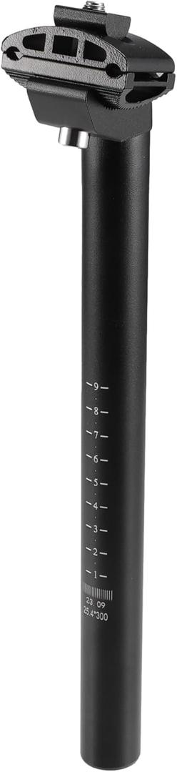 X AUTOHAUX Bike Seat Post Aluminum Alloy Bicycle Seatpost Mountain Bike Saddle Pole Road Bike Seat Tube Mount Black