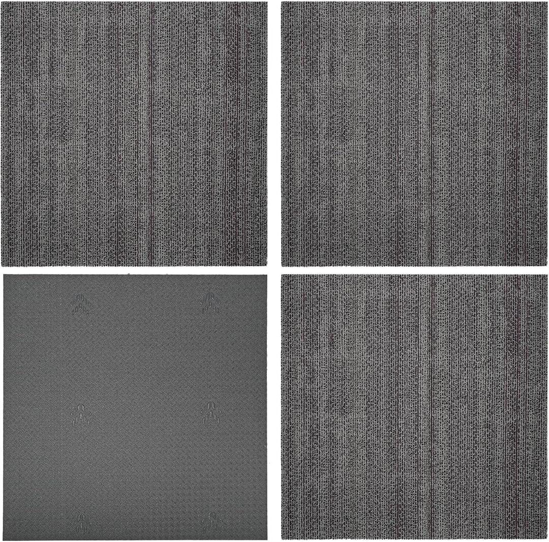 jxgzyy 4Pcs Commercial Carpet Tiles 20x20in Carpet Squares