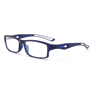 Men Square Myopia Distance Nearsighted Glasses Fashion Anti Blue Light Glasses
 +2.50