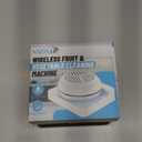 Fruit and Vegetable Washing Machine, Fruit Vegetable Cleaner Device, Portable USB Wireless Veggie Wash with Purification Technology, for Washing Fruits, Vegetables, Rice, Meat (White)