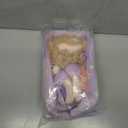 Gloveleya 3.5L Curly Hair Plush Figures Dress Backpack - Purple Star, 9 inches, 3.5 liters