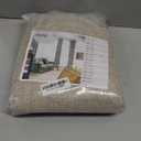 Tollpiz Linen Curtain Bedroom Rod Pocket Semi Sheer Curtains Burlap Light Filtering Thick Linen Drape for Living Room, 38 x 84 inches Long, Natural, Set of 2 Panels