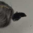 Hair Toppers for Women Real Human Hair, 360 Cover Middle Part Human Hair Toppers for Women with Thinning Realistic Scalp Line Upgrade Basement Toppers Hair Pieces (Gray, Side Bangs)