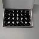 24 PCS Silicone & Felt Chair Leg Floor Protectors - Scratch Proof & Noise Reducing Furniture Caps for Hardwood Floors - Round XS Fits 9/16" to 12/16" (1519mm), Black