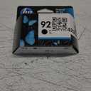 HP 92 Black Ink Cartridge | Works with HP DeskJet 5440; HP OfficeJet 6310; HP PhotoSmart C3100, 7850; HP PSC 1500 Series | C9362WN