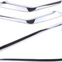 4Pcs Front Left Right Upper Lower Bumper Grille Molding for Mitsubishi