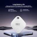 Air Tracker Tag for Android 4 Pack Luggage Tracker Tags Works with Google Find Hub App, Bluetooth Tracker Key Finder and Item Locator for Luggage, Backpack, Suitcases, Replaceable Battery