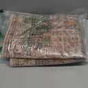 Lahome Oriental Hallway Runner Rug, 2.5x8 Kitchen Runner Non Slip Ultra-Thin, Soft Washable Hallway Rug Distressed Non Shedding Long Carpet for Entryway Laundry Room Bathroom, Peach/Orange (Terracotta)