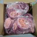 Geosar 8 Bundles Artificial Peonies Flowers Fake Silk Peony Bouquet Faux Peonies Flowers Bulk for Decoration Vase Floral Arrangements Wedding Party Table (Dusty Pink,Dusty Rose)