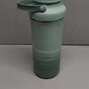 Momcozy 22oz Portable Breast Milk Cooler for Outdoor, Life Saver with 360 Total Cooling for 24 Hours, Larger Capacity Travel Breastmilk Chiller with 2pcs Baby Bottles for Breastmilk Storage, Green