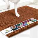 Muddy Mat Shown on TV  Super Absorbent Microfiber Dog Door Mat for Muddy Paws, Non-Slip Washable Pet Rug, Quick Dry Chenille Entryway Carpet, Machine Washable Indoor Outdoor mat, Orange 35"x24" (24" x 35")