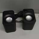 Speaker - 14W Stereo PC Speakers, USB Powered, Compact Size with 30 Tilt Design, Volume Dial Control, for Desktop, Laptop, Monitor, Gaming Consoles, Black