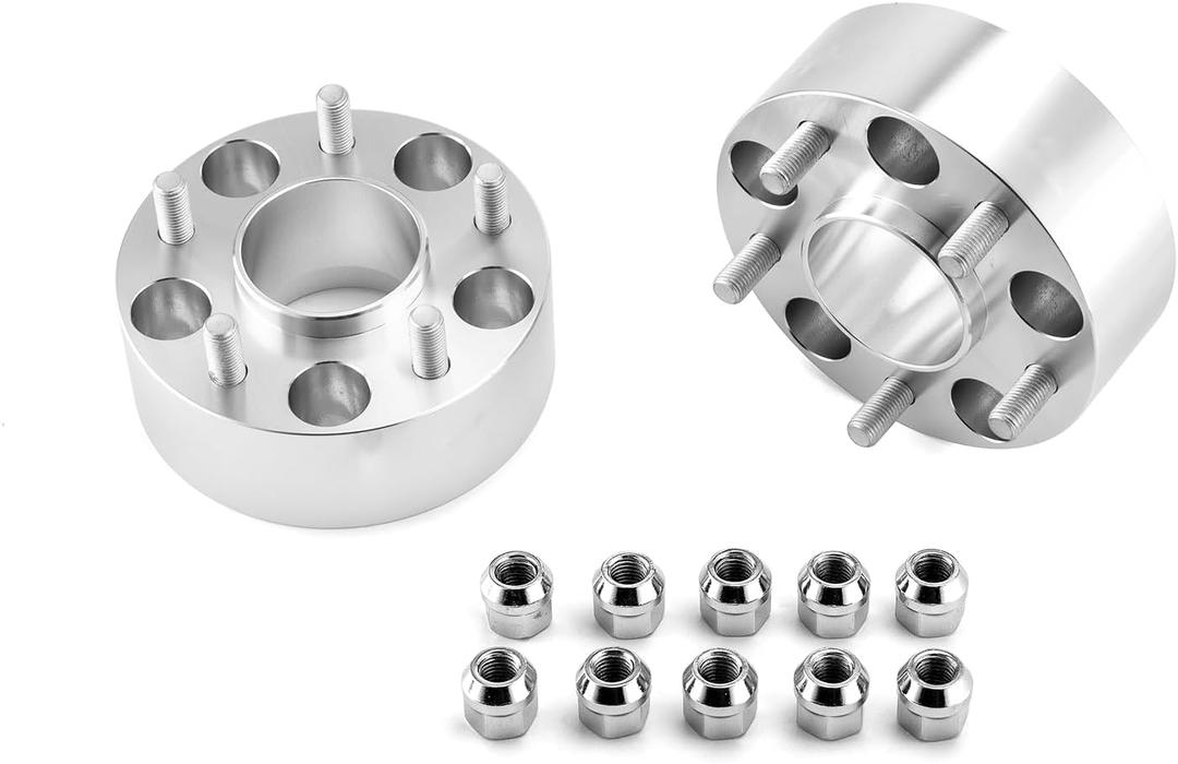 2Pcs 2 Inch Wheel Spacer Adapter Compatible with Polaris RZR Pro Turbo R 4 2022-2025 5x114 Bolt Pattern M12x1.5 Thread Pitch