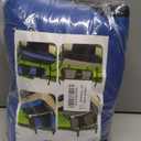 Golf Cart Seat Covers Fit for Club Car Precedent Club Car Tempo Yamaha G29 Front Seat Covers Stretchy Breathable Washable Regular Cushions Cover No Nails Required Easy to Install Black & Blue