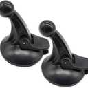 TIHOOD 2PCS GPS Windshield Mount Holder for Garmin Nuvi Suction Cup Car Windscreen
