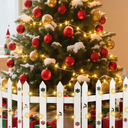 Aneco 8 Pieces Extra Height 16" Christmas Tree, With LED String Light