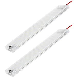 12v LED Interior Light Bar 2376LM DC 12 v Volt led Strip Ceiling Lights Lighting Fixture Inside with On/Off Switch for RV Enclosed Cargo Trailer Van Boat Car Camper (2Pack)