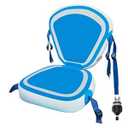 Huskfirm Kayak Seat, Universal Padded Board Seats Comfortable Inflatable Detachable - Adjustable SUP Seat for Kayaks, Rowboats, Fishing Boats, Fishing, Boat Rafting Light Blue