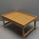 Artmeer Bed Tray Table with Folding Legs,Bamboo Breakfast in Bed for TV Table, Laptop Computer Tray,Eating,Snack Tray(Bamboo) (Medium)