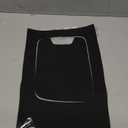 LIUHONGGANghc Silicone Center Console Panel Cover Trim Compatible with Mercedes Benz C Class W206 C200L C260L C300L Interior Accessories(Black)