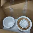 American Atelier Bianca Scroll Cookie Jar, White, Set of 3