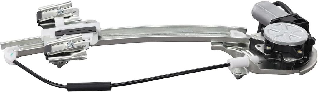 JC Whitney Window Regulator Compatible with 2000-2005 Buick Lesabre with Motor Rear, Passenger Side GM1551106 JB491705