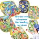 RaboSky Small Bean Bags for Kids Tossing, Mini Beanbags Toss Toy for Toddler Preschool Prek Daycare Supplies Classroom Circle Time Home Schooling Indoor Outdoor Backyard Activities Cornhole Game