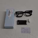 livho Oversized 99% Blue Light Glasses for Woman - Rectangle Fashion Glasses for Computer, Chic Preppy Frame - Anti Eyestrain