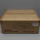 VOLISUN Low Profile Ceiling Fans with Lights and Remote, 19.7in Flush Mount Ceiling Fans with Light, 3000K-6500K Dimmable Fandelier Ceiling Fan, Bladeless Ceiling Fan for Bedroom(White)