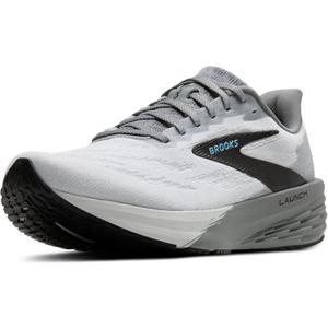 Brooks Men’s Launch 11 Neutral Running Shoe - Oyster/Primer Gray/Blue - 11 Medium