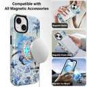 KANGHAR Magnetic Designed for iPhone 15 Case, Cute Blue Summer