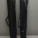 2 Pack X Frame Banner Stand Fits Any Banner Adjustable Size 23"X63" to 32"X78" with Portable Retractable Carrying Bag, Customize Stand for Trade Show Exhibition Market and Store Display, Silver