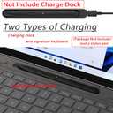 Slim Pen 2 Compatible for Microsoft Surface Pro 8 Pro 9 Pro X Pro 10, Stylus Pen Compatible for Surface Laptop Studio, Pinpoint Accuracy & Real-time Writing(No Charging Dock)