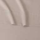 Lightweight Super Soft Easy Care Wrinkle Free Breathable Microfiber 4 Piece Bed Sheet Set with 14-Inch Deep Pockets, Machine Washable, Brushed, King, Taupe, Solid