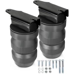 2Pcs Rubber Cushion Suspension Kit for 1999-2010 Chevy Silverado, GMC Sierra 1500/2500 Pickup Trucks OEM Replaces GMRCK25S Car Rear Rubber Helper Springs Kit (7X1253)