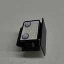 UME Solar Outdoor Lights - 3000 Lumen, 7000K, 152 LED Super Bright Motion Sensor Flood Lights with 2 Sensors, IP65 Waterproof, 270 Wide Angle, 3 Modes for Garden & Patio (Black)