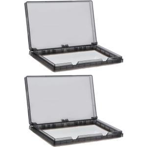 Waterproof Switch Cover Double Outlet Low Profile Wall Protector Ultra-Thin Self-Adhesive Splash Resistant Switch Guard for Bathroom Kitchen Safety