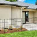 INJOPEXI Garden Fence Outdoor 6 Panels 13ft (L)36in (H) Decorative Garden Fences with 6 Panels Rustproof Wire No Dig Metal Animal Barrier Dog Rabbit Fencing for Yard Lawn Patio - Without Fence Gate