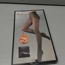 200D Thermal Opaque Winter Tights, Skin-Permeable, Slim Fit (Gray, M)