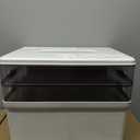 3-Tier Medicine Organizer - Portable Medicine Cabinet with Plastic Handle, Multipurpose Medical Box with Pill Box, Empty First Aid Kit for Home