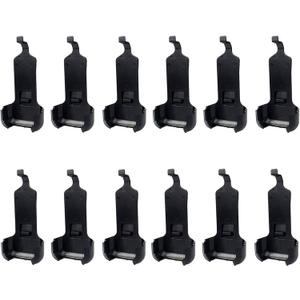 12 pcs Original Walkie Talkie Belt Clip Compatible with Two Way Radio LUITON LT-316 WLN KD-C1 Retevis RT22 Zastone X6 NKTECH NK-U1 Zeadio ZS-B1 TIDRADIO TD-M8 RADTEL RT-10 RADIODDITY R1